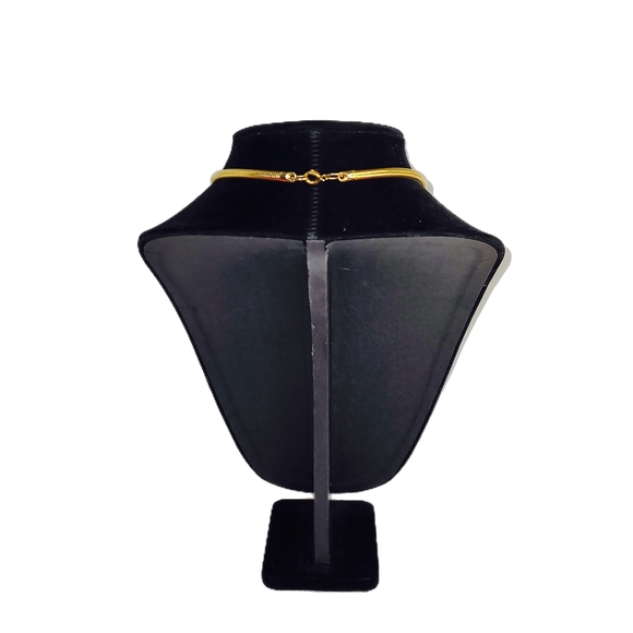 VTG Elegant Classy Kenneth Lane Lariat Pendant Necklace Goldtone 15" Length - Picture 3 of 10